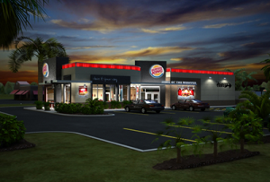 fast food restaurant BK night video production experts