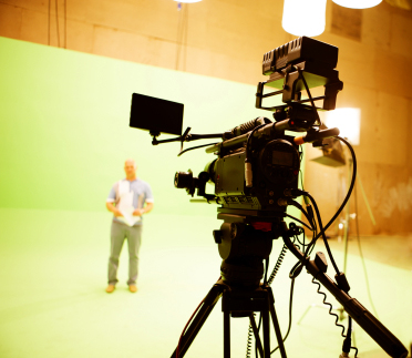 Green screen studio shoot video production in Miami Florida