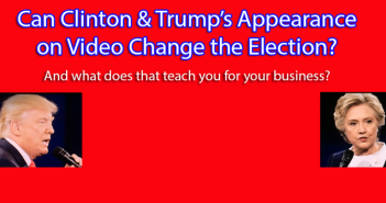 Can Clinton & Trump’s Appearance on Video Change the Election? Miami Florida Marketing Video Production Company images