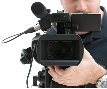 video production camera person