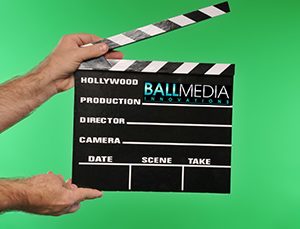 south florida video production company ball media clapper
