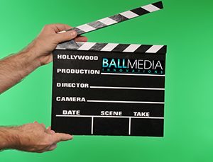 south florida video production company ball media clapper