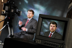 employee as video production spokesperson