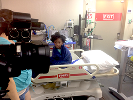 hospital video production with child in Miami