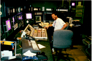 Greg Ball in 1993 in the Studio He Designed at Burger King World Headquarters