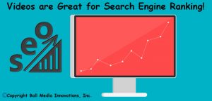 Videos are great for search engine ranking - SEO