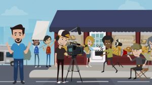 Animated explainer video whiteboard video production services