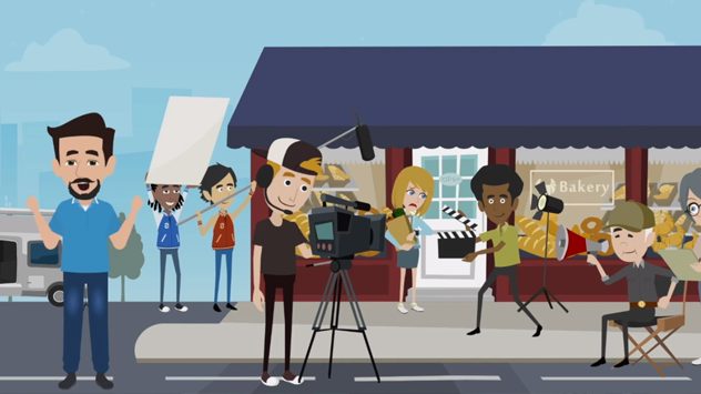 Animated explainer video whiteboard video production services