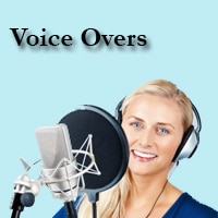 Voice overs for video editing companies services