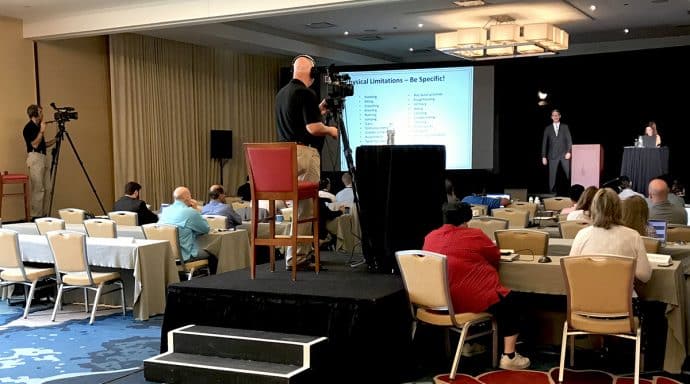 Orlando event conference convention video production with 2 cameras