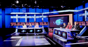 set design company sample of game show studio