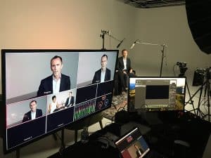 Miami video production companies live streaming in studio